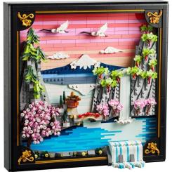 Конструктор LEGO ART Японский пейзаж с цветом сакуры Фото 1