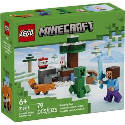 Конструктор LEGO Minecraft Приключения Стива в тайге Фото