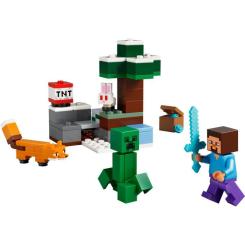Конструктор LEGO Minecraft Приключения Стива в тайге Фото 1