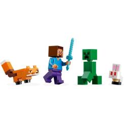 Конструктор LEGO Minecraft Приключения Стива в тайге Фото 5