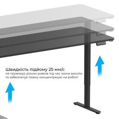 Компьютерный стол OfficePro ODE1880B Black Фото 4