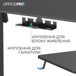 Компьютерный стол OfficePro ODE1880B Black Фото 5