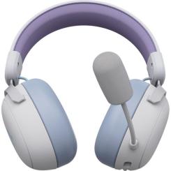 Наушники Ajazz AHM08 MAX 3-Mode White/Purple Фото 2