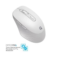 Мышка OfficePro M265W Wireless/Bluetooth Silent Click White Фото 4