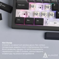 Клавиатура Ajazz AK650 Day Dream Switch Gradient USB UA Black Фото 9