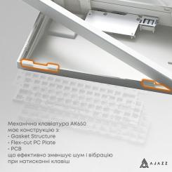Клавиатура Ajazz AK650 Day Dream Switch Gradient USB UA Black Фото 10