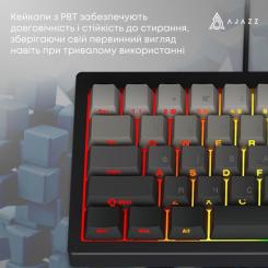 Клавиатура Ajazz AK650 Day Dream Switch Gradient USB UA Black Фото 11