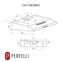 Вытяжка кухонная Perfelli CLIO 5 DM BIANCO Фото 10