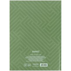 Книга записная Axent A4 Pattern, 96 листов клетка, зеленый Фото 4