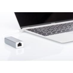 Переходник Digitus USB-C to RJ45 Ethernet 1000Mbps Фото 1