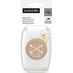 Клипса для пустышек Suavinex Wild & Free, рожева Фото 1