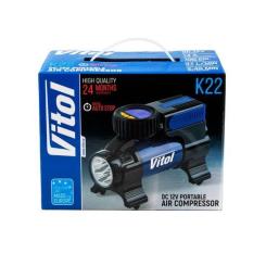 Автомобильный компрессор VITOL K-22 100psi/14Amp/37л Фото 6