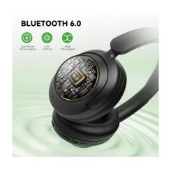 Наушники OneOdio A6, Bluetooth + USB-C Hybrid ANC Black Фото 7