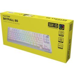 Клавиатура Hator Skyfall 80 USB UA White Фото 5