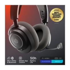 Наушники SteelSeries Arctis Nova 7 Gen 2 Wireless Black Фото 5