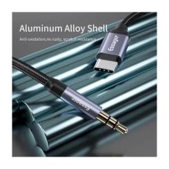 Кабель мультимедийный Essager USB-C to 3.5mm M 1.0m gray Фото 4