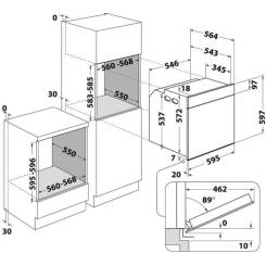 Духовой шкаф Whirlpool WOI5S8CM1SBA Фото 1