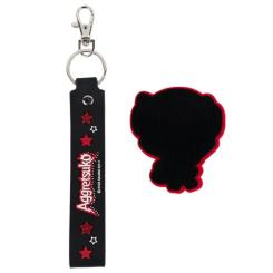 Бейдж Kite набор на липучке и подвеска Aggretsuko Фото 2