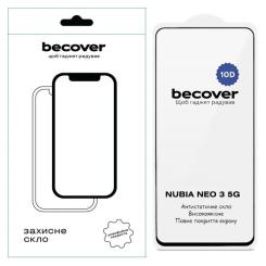 Стекло защитное BeCover 10D Nubia Neo 3 5G Black Фото
