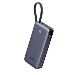 Батарея универсальная Ugreen 20000mAh 45W with Built-in Cable Фото 1