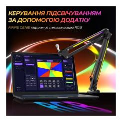 Стойка для микрофона Fifine BM38 RGB Black Фото 6