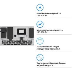 Солнечный инвертор Deye SUN-125K-PCS01HP3, 125кВт Фото 1