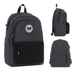 Рюкзак школьный GoPack Education Teens 141L чорний, сірий Фото