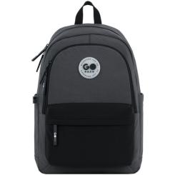 Рюкзак школьный GoPack Education Teens 141L чорний, сірий Фото 1