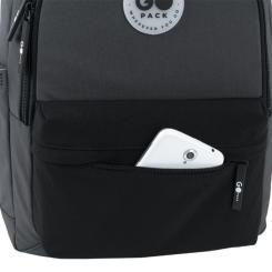 Рюкзак школьный GoPack Education Teens 141L чорний, сірий Фото 6