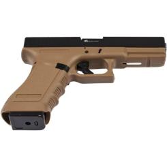 Страйкбольный пистолет Evolution E017 Gas 6 мм Tan Фото 2