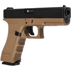 Страйкбольный пистолет Evolution E017 Gas 6 мм Tan Фото 4