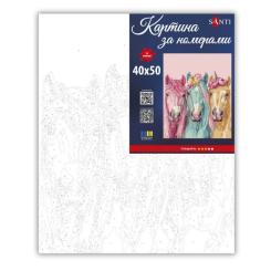 Картина по номерам Santi "Казкові коні", 40*50см Фото 1