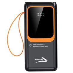 Батарея универсальная Aspiring Light 50 50000mAh PD/22.5W Фото