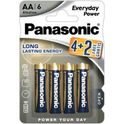 Батарейка Panasonic AA Everyday Power * 6 Фото