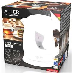 Электрочайник Adler AD 08 white Фото 4