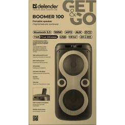 Акустическая система Defender Boomer 100 Black Фото 9