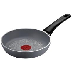 Сковорода Tefal Halo, 20 см, алюміній, сірий Фото