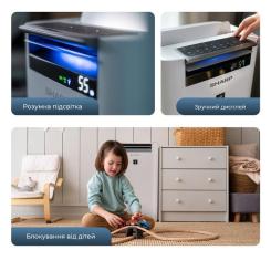 Воздухоочиститель Sharp KC-G40EUH Фото 7