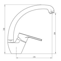 Смеситель GH 21.11.133 HARLEY Фото 6