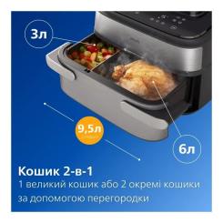 Мультипечь Philips Ovi Dual SteamFry Фото 2