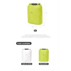 Гермомешок Naturehike CNK2550XB012, 8 л, білий Фото 1