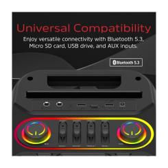 Акустическая система Energizer BTS566 Black Фото 6