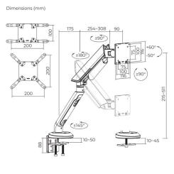 Кронштейн ITech LDT96-C012 Фото 10