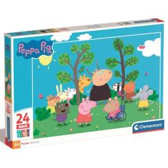 Пазл Clementoni Maxi Peppa Pig 24 элемента Фото