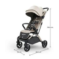 Коляска Kinderkraft Nubi 3 Sand Beige (KSNUBI03BEG0000) Фото 6
