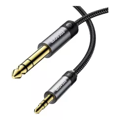 Кабель мультимедийный Essager 3.5mm M to 6.5mm M 1.2m Фото 1