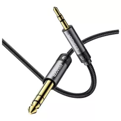 Кабель мультимедийный Essager 3.5mm M to 6.5mm M 1.2m Фото 2