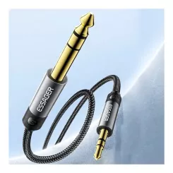 Кабель мультимедийный Essager 3.5mm M to 6.5mm M 1.2m Фото 4