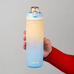 Бутылка для воды Kite K26, 760 мл, бежево-синя Фото 3