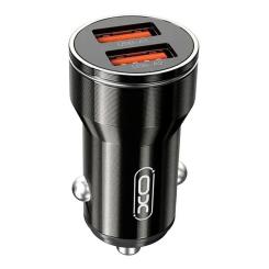 Зарядное устройство XO 2xUSB 12W black Фото 2